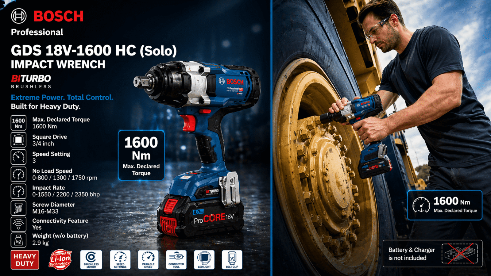 Heavy Duty Impact Wrench Use