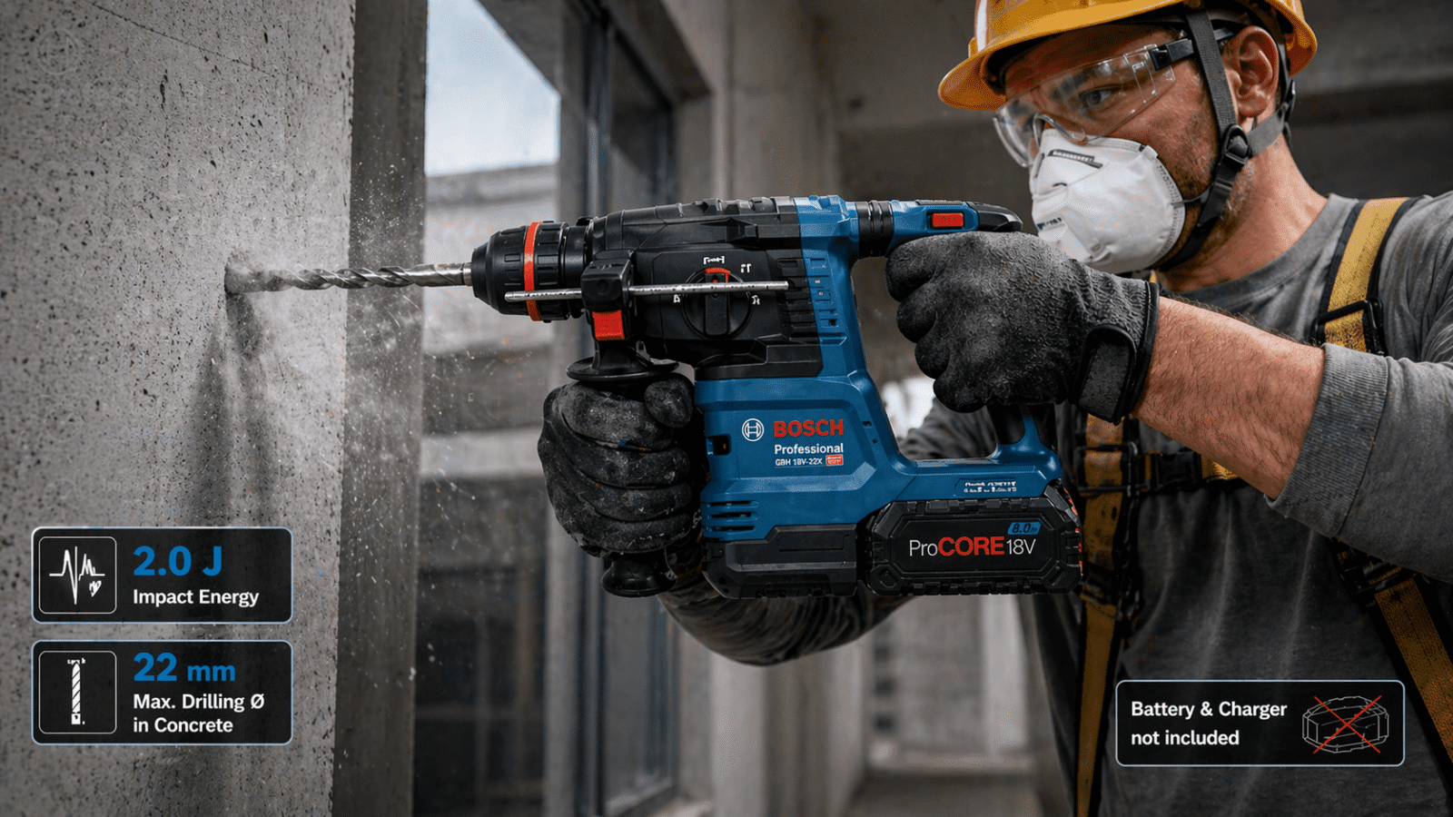 Rotary Hammer Professional Use
