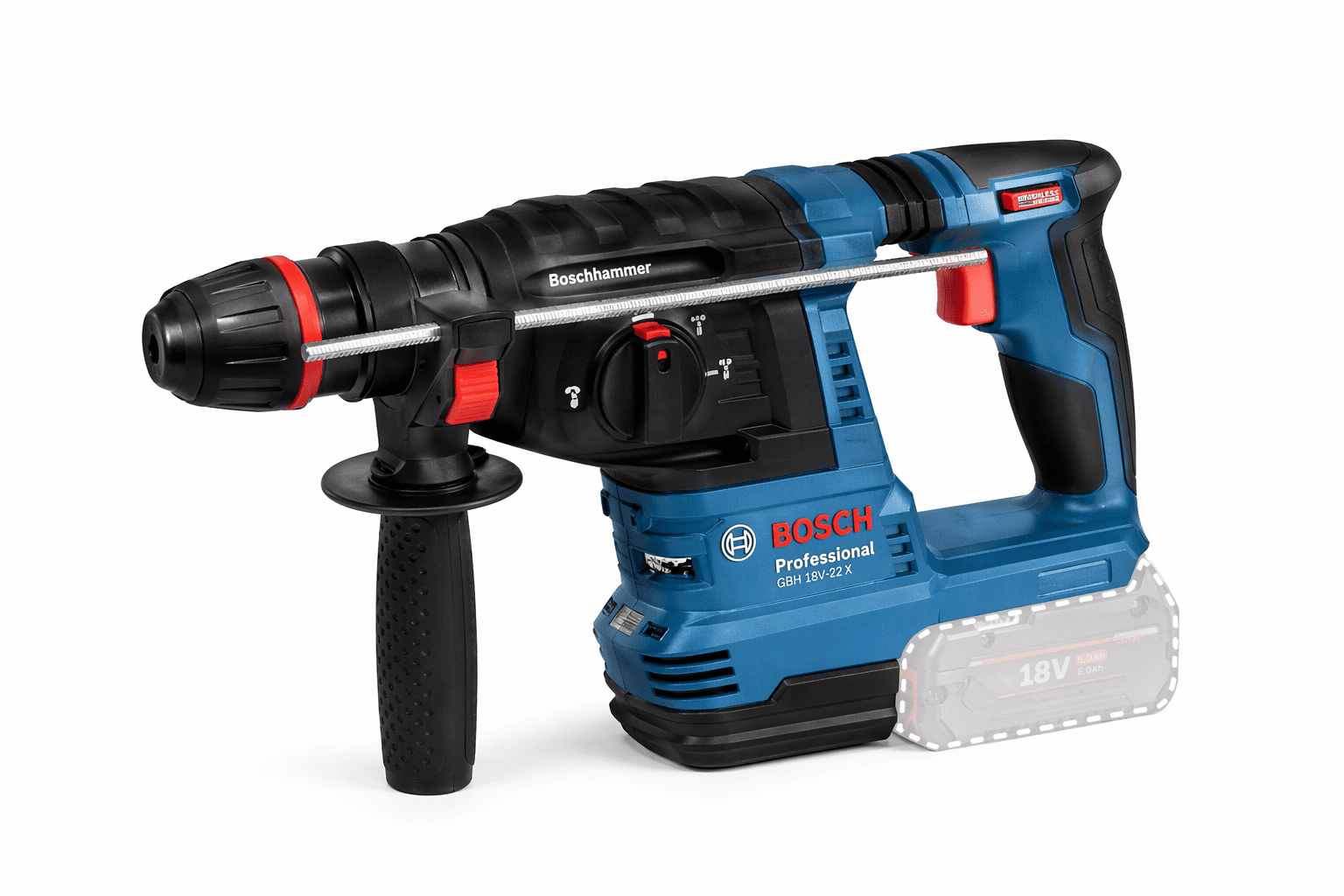 BOSCH GBH 18V-22X One Chuck Professional Rotary Hammer (Solo)