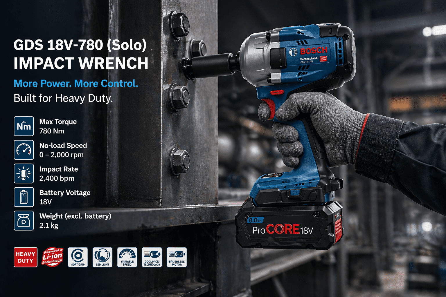 Impact Wrench Industrial Use