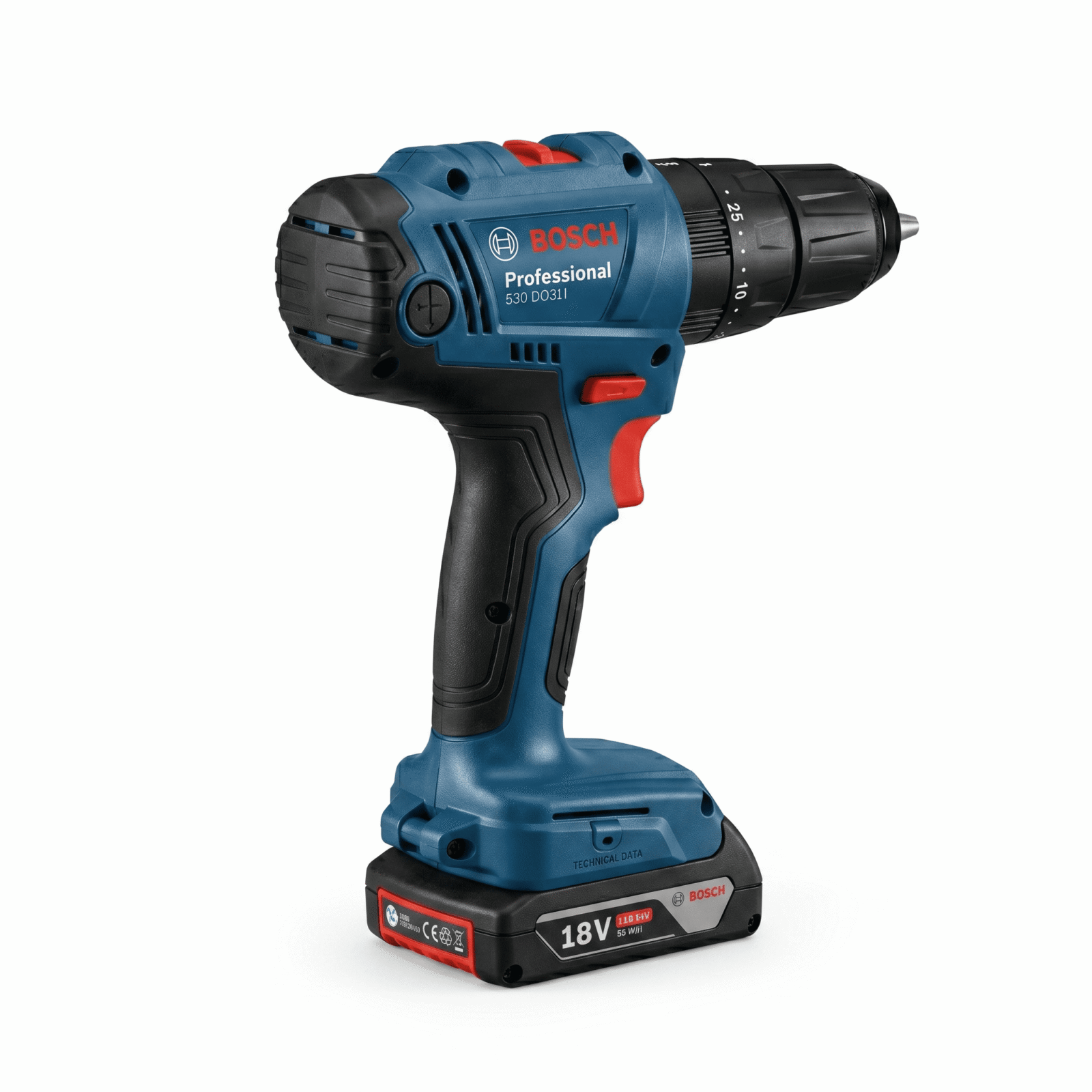 BOSCH GSB 183-LI Professional Impact Drill Driver Kit (2 Battery)