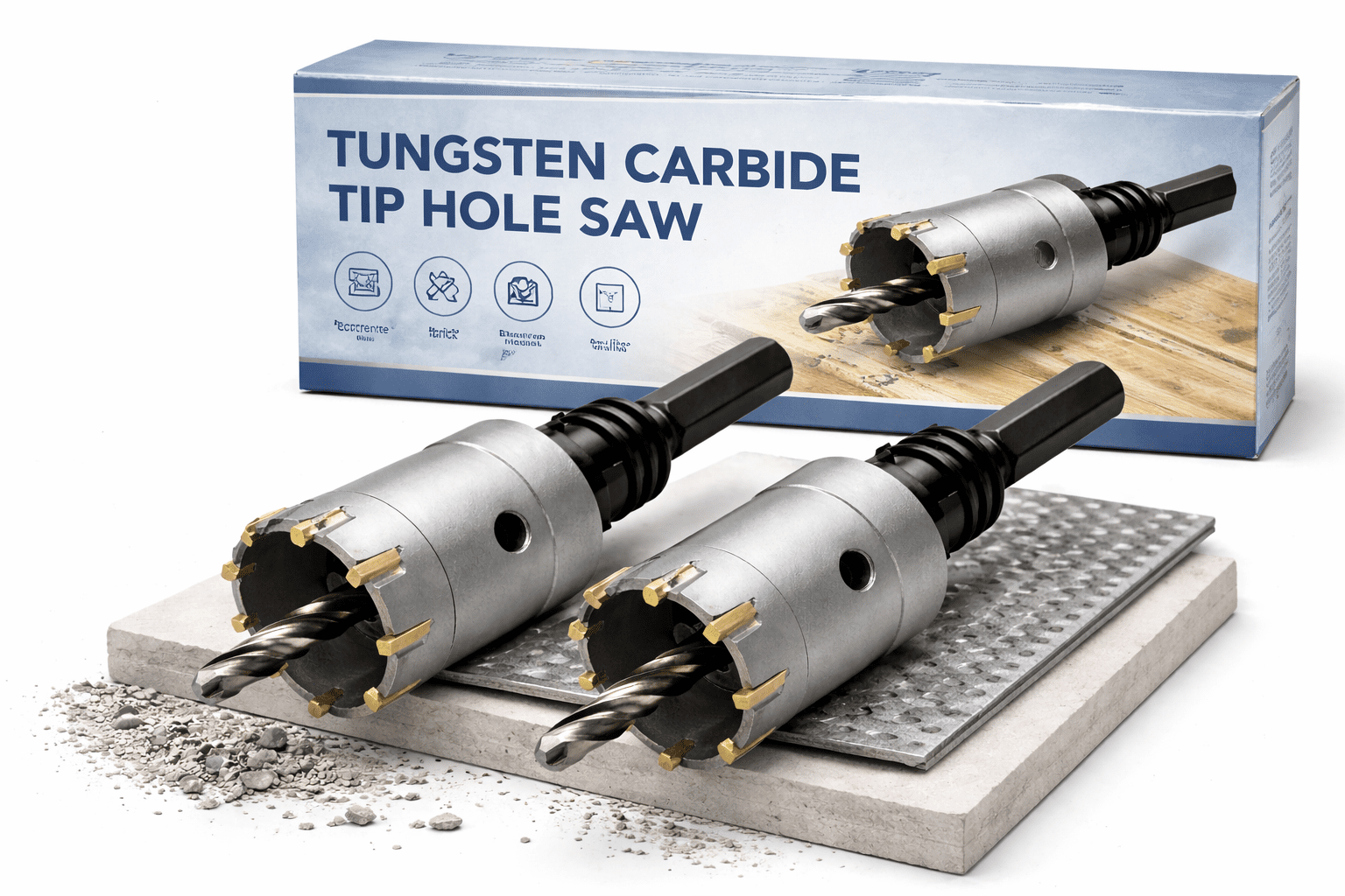 TUNGSTEN CARBIDE TIP HOLE SAW